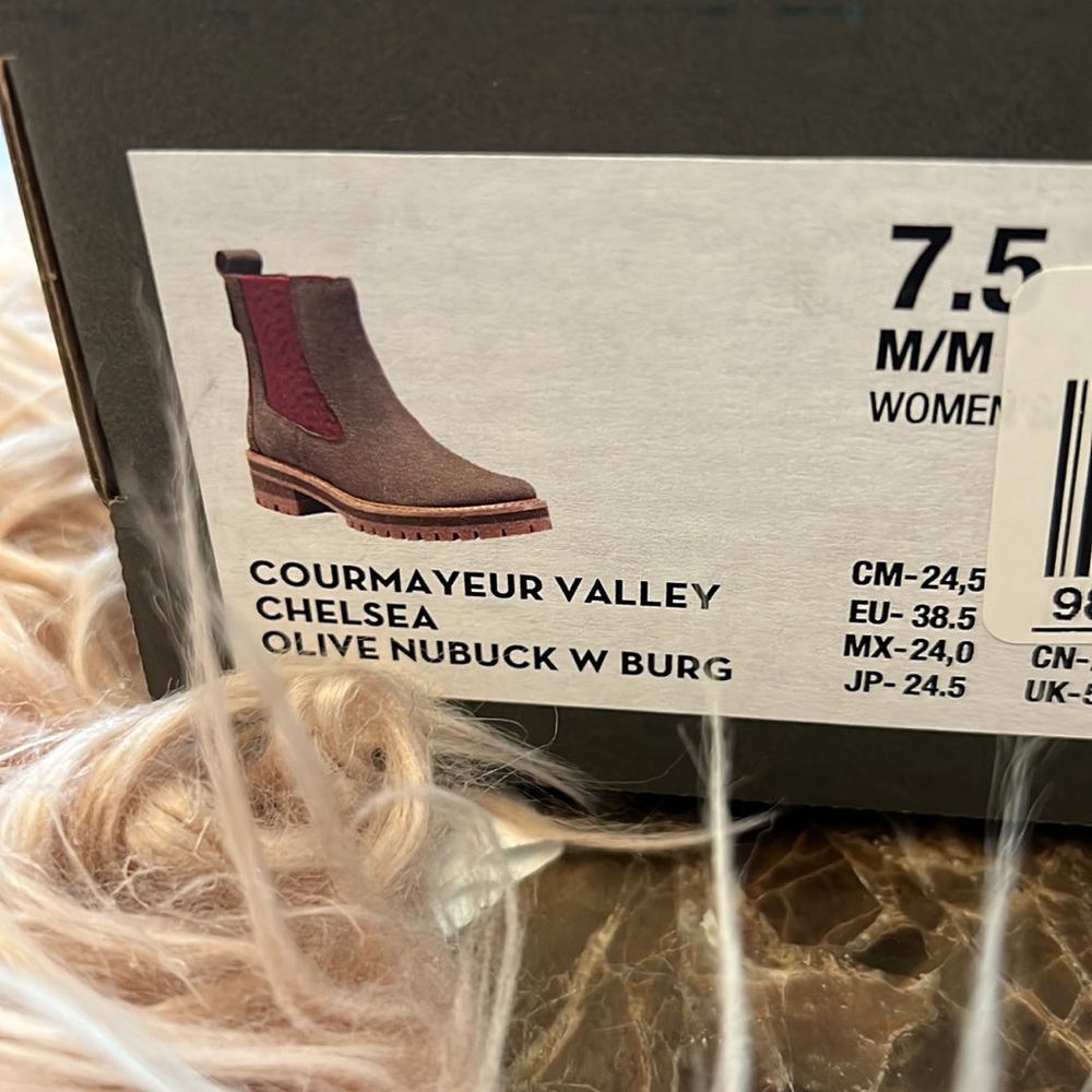 timberland booties COURMAYEUR VALLEY CHELSEA BOOTS green new - Picture 13 of 15